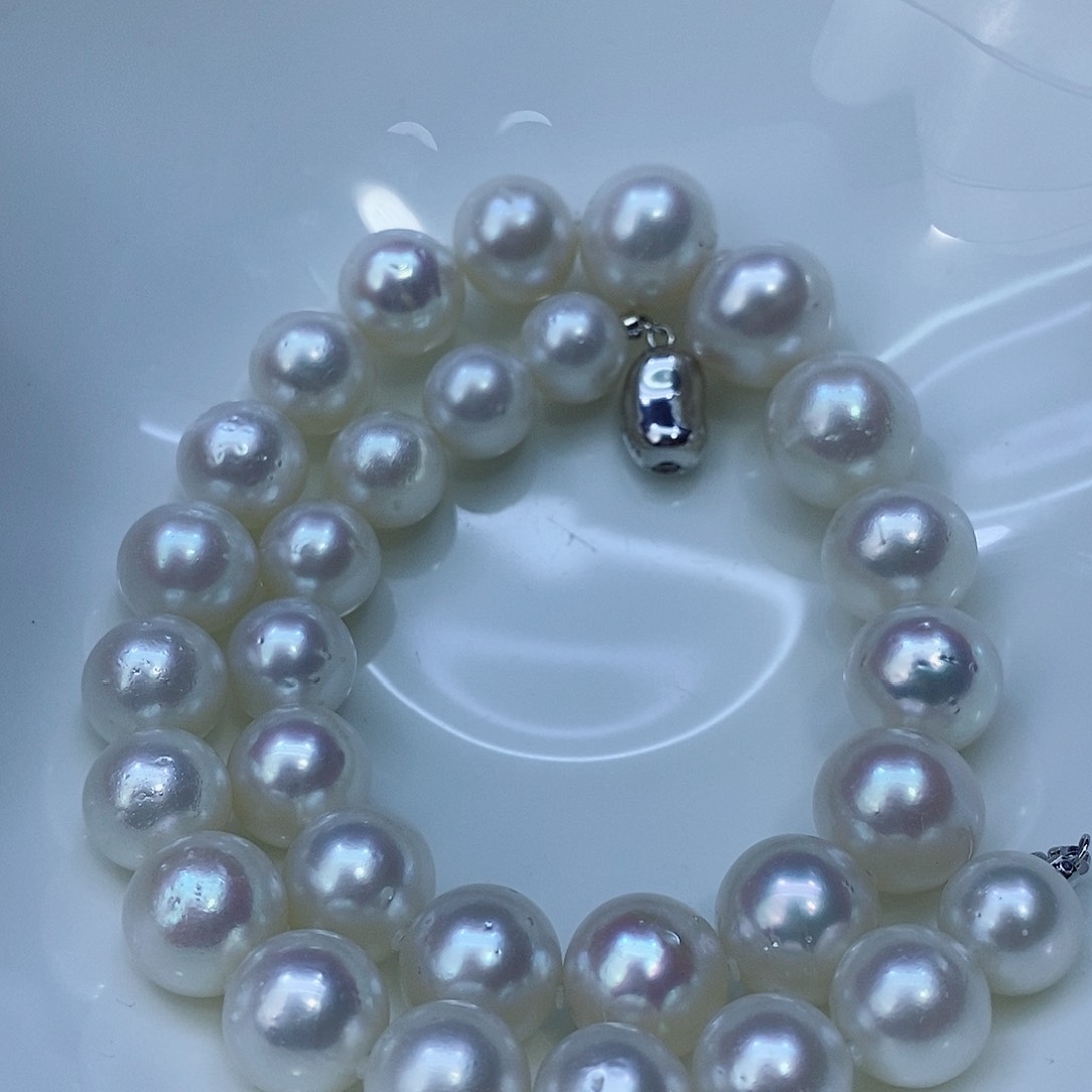 海水珍珠颈饰银S925镶嵌