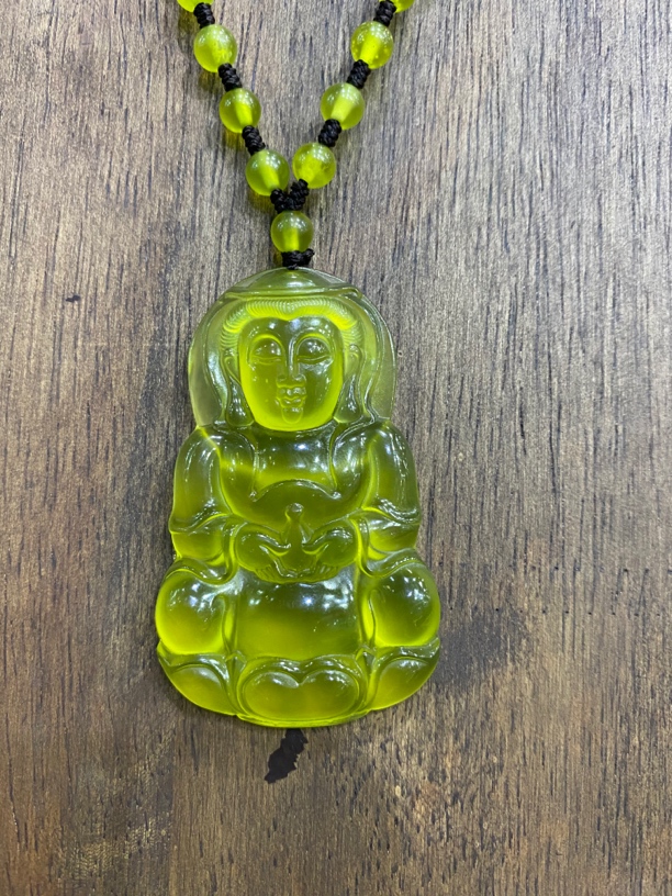 岫玉玉观音 同款珠子链 精美气质 时尚大方