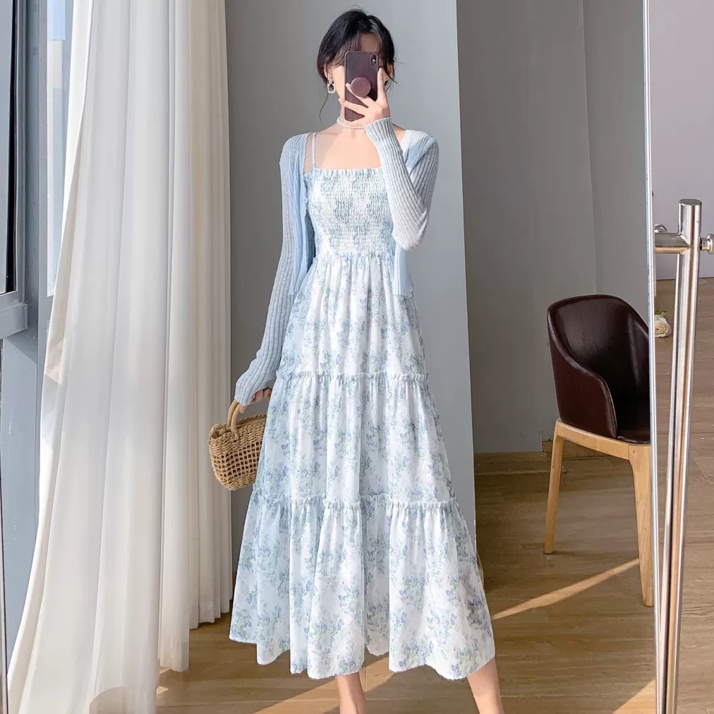 云裳中古孤品外贸古着翠花连衣裙抠号抢号（直播链接）