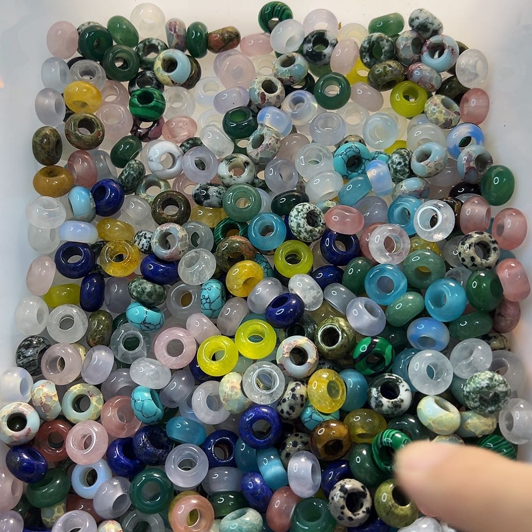 玛瑙/玉髓合金珠宝半成品吊坠任选四颗