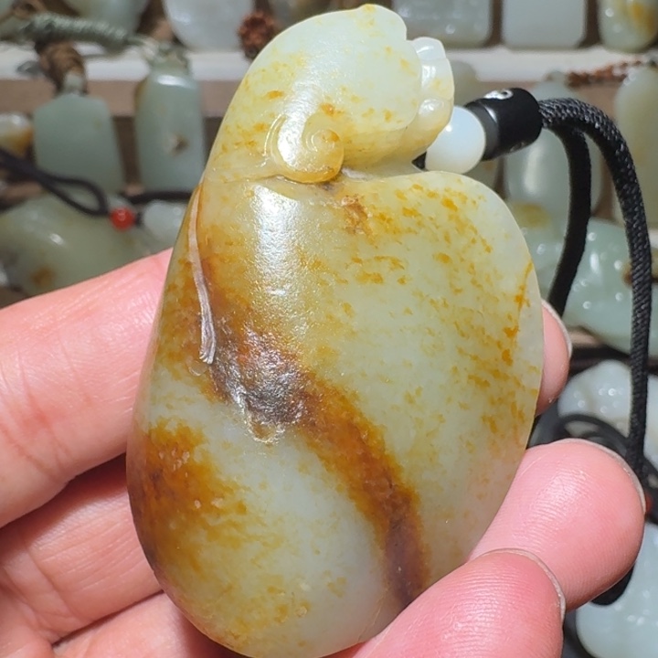 吊坠(不含链)未镶嵌和田玉