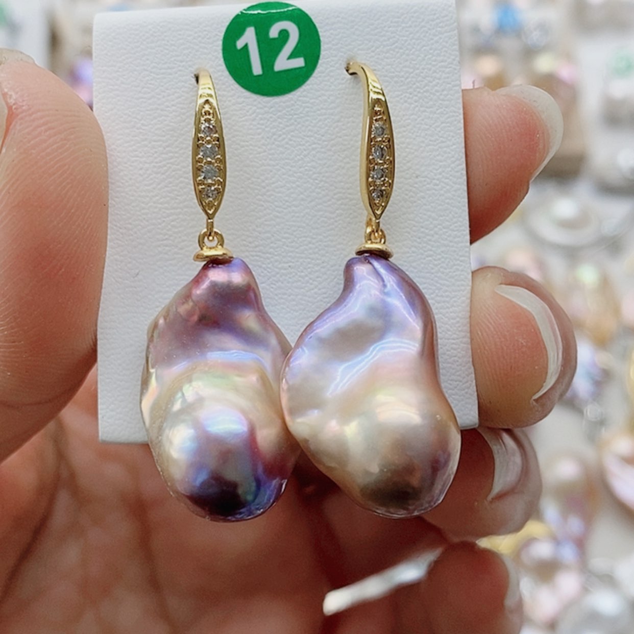 【闪购商品】淡水珍珠耳饰银S925镶嵌