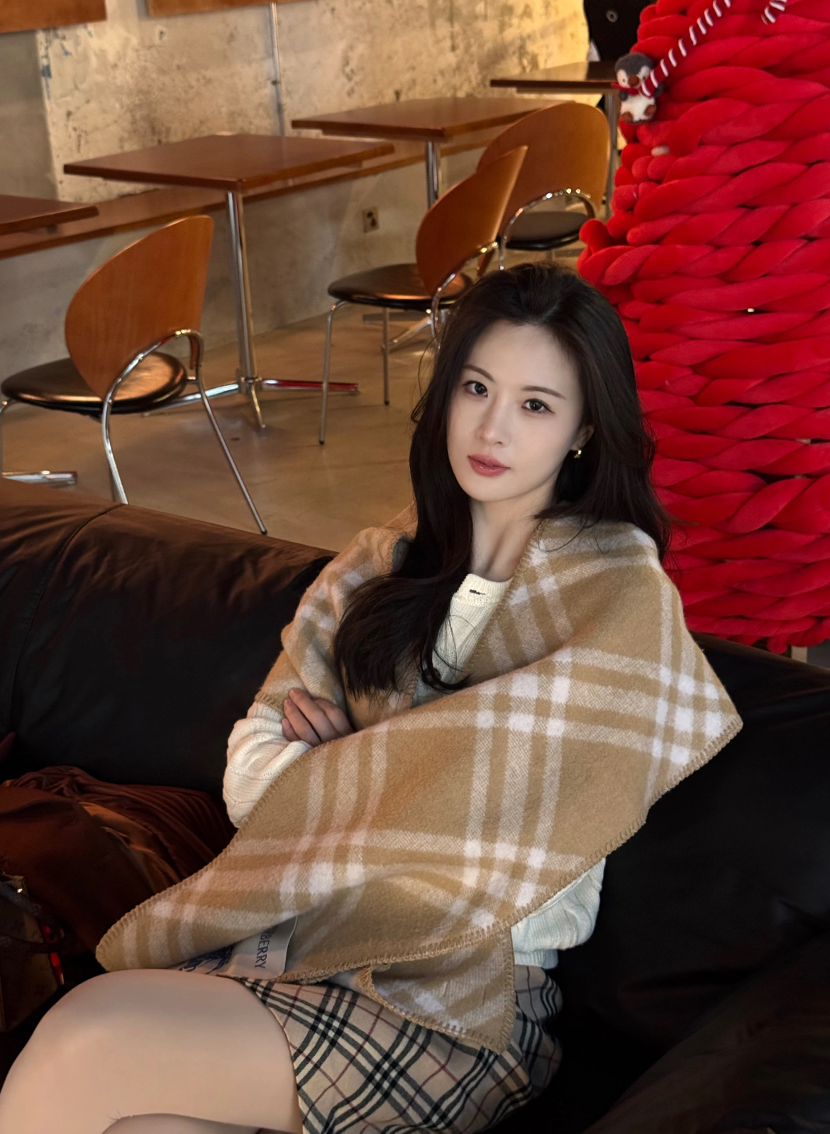 （全品类）高定披肩围巾格子羊绒围巾（全套礼盒）