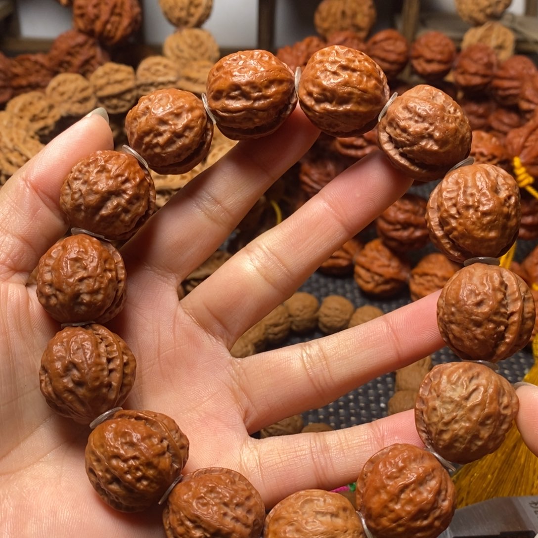 文玩核桃手串铁皮纹手串