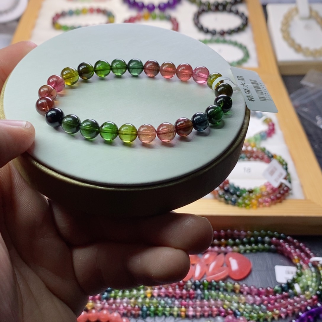 碧玺碧玺手链未镶嵌