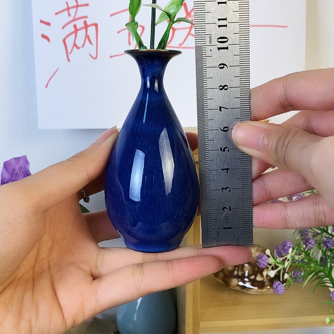 摆件景德镇高温陶瓷小花瓶