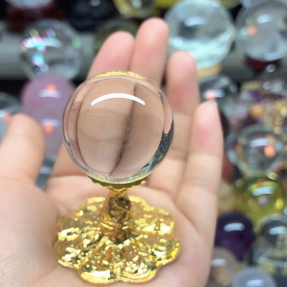 天***淡未镶嵌珠宝半成品水晶净体35A