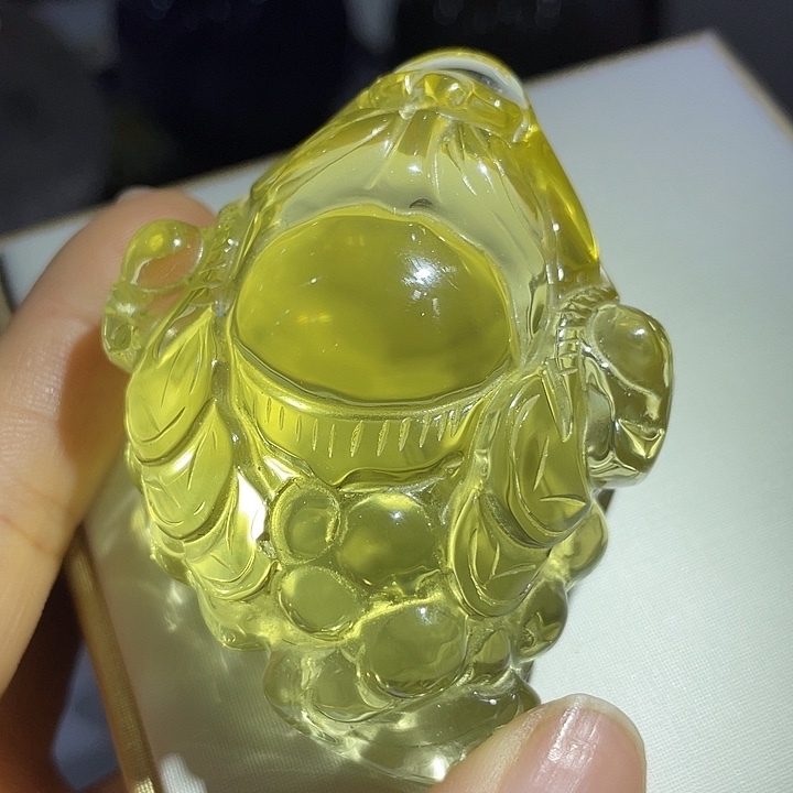 水晶未镶嵌珠宝半成品三脚金蟾