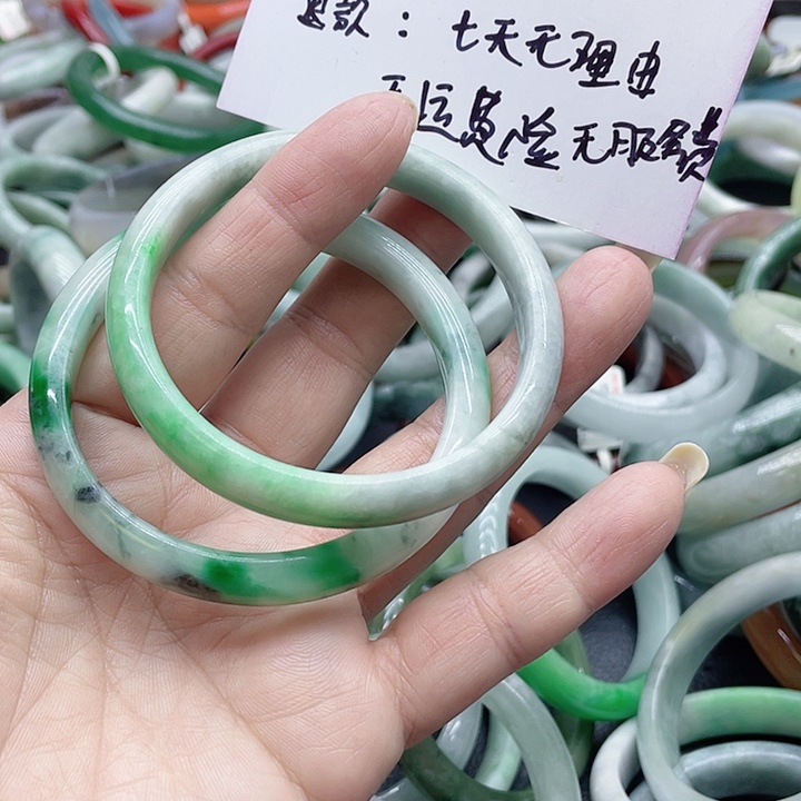 玻璃非金属手镯黑色