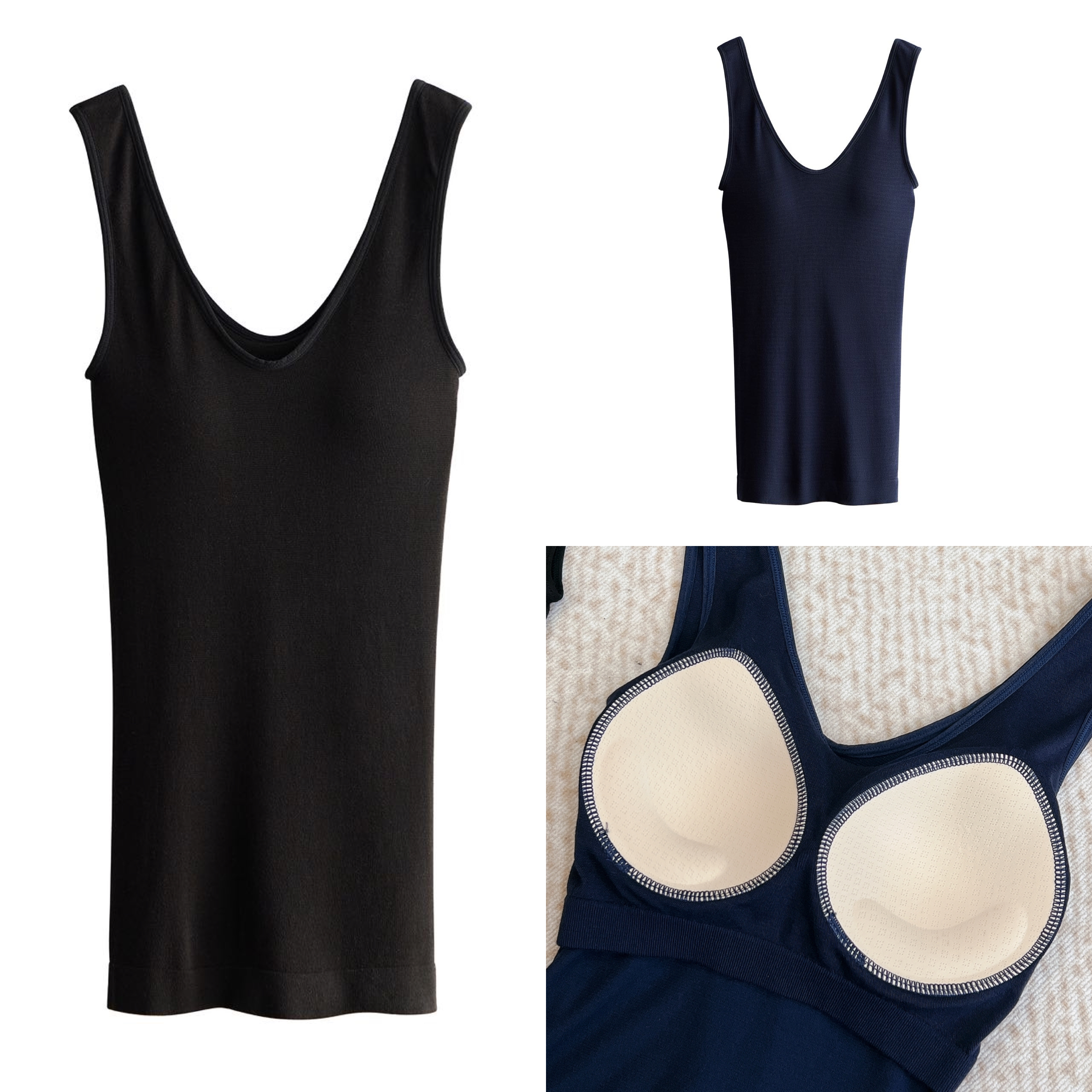 “婴儿背心”带胸垫 2025新款秋款百搭修身背心