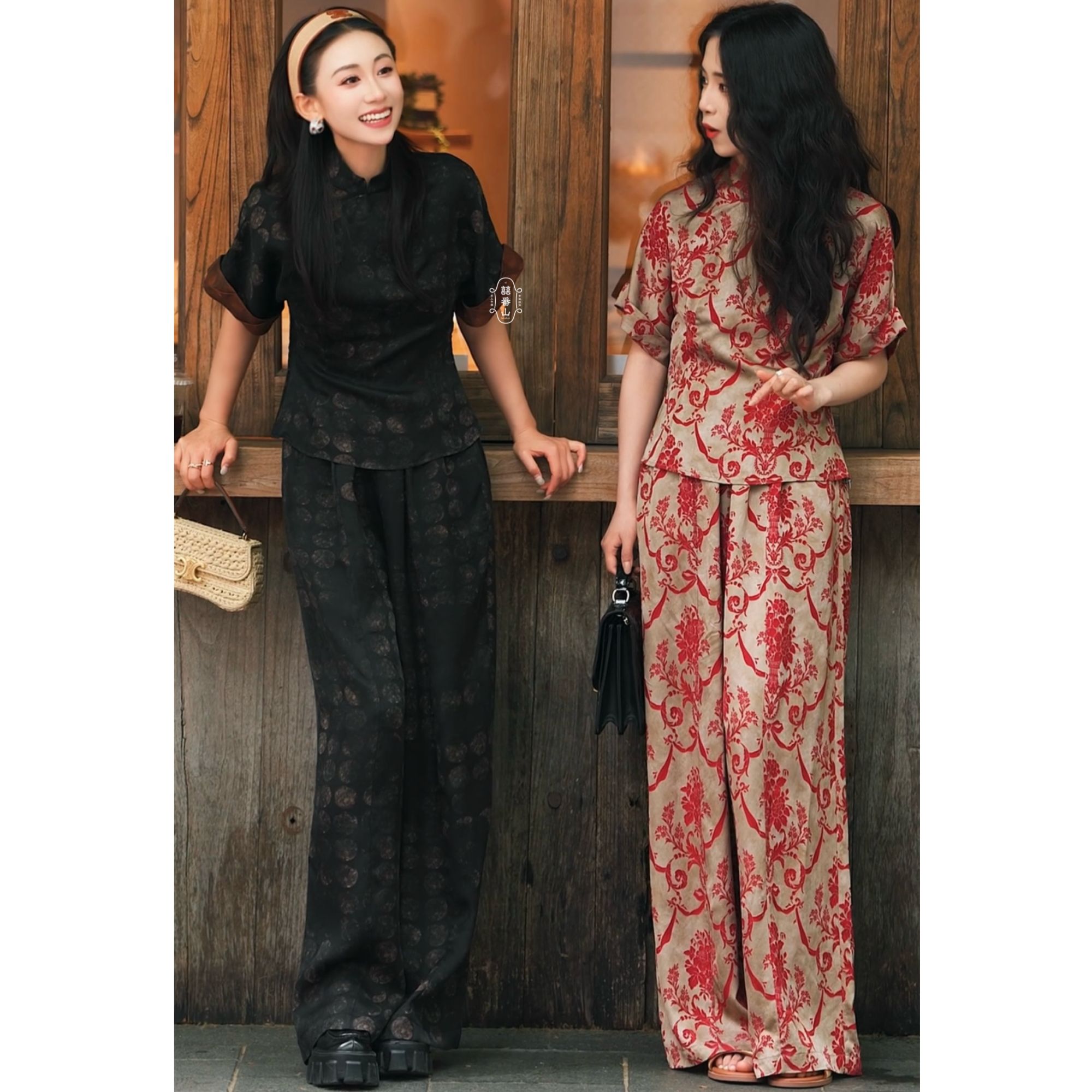 【囍番山·2025·夏季】月是故乡明·香云纱女神裤