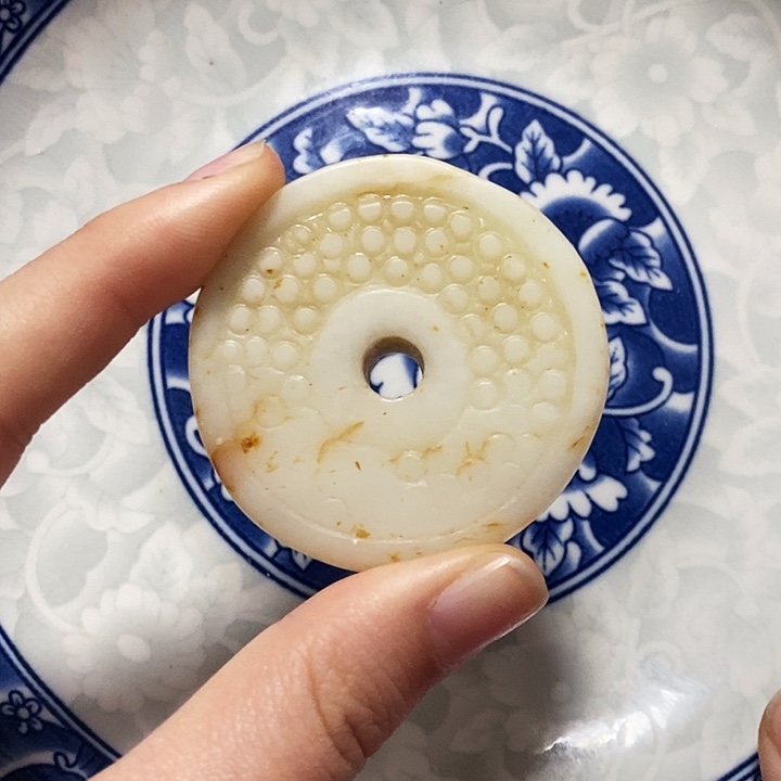 瓷片瓷片 瓷器 摆件1个