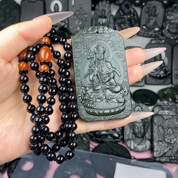 颈饰未镶嵌和田玉@*涯