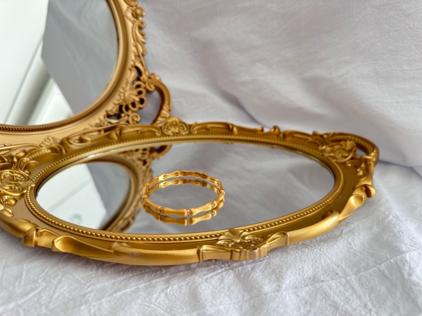 铜合金手镯 vintage中古风竹节手镯