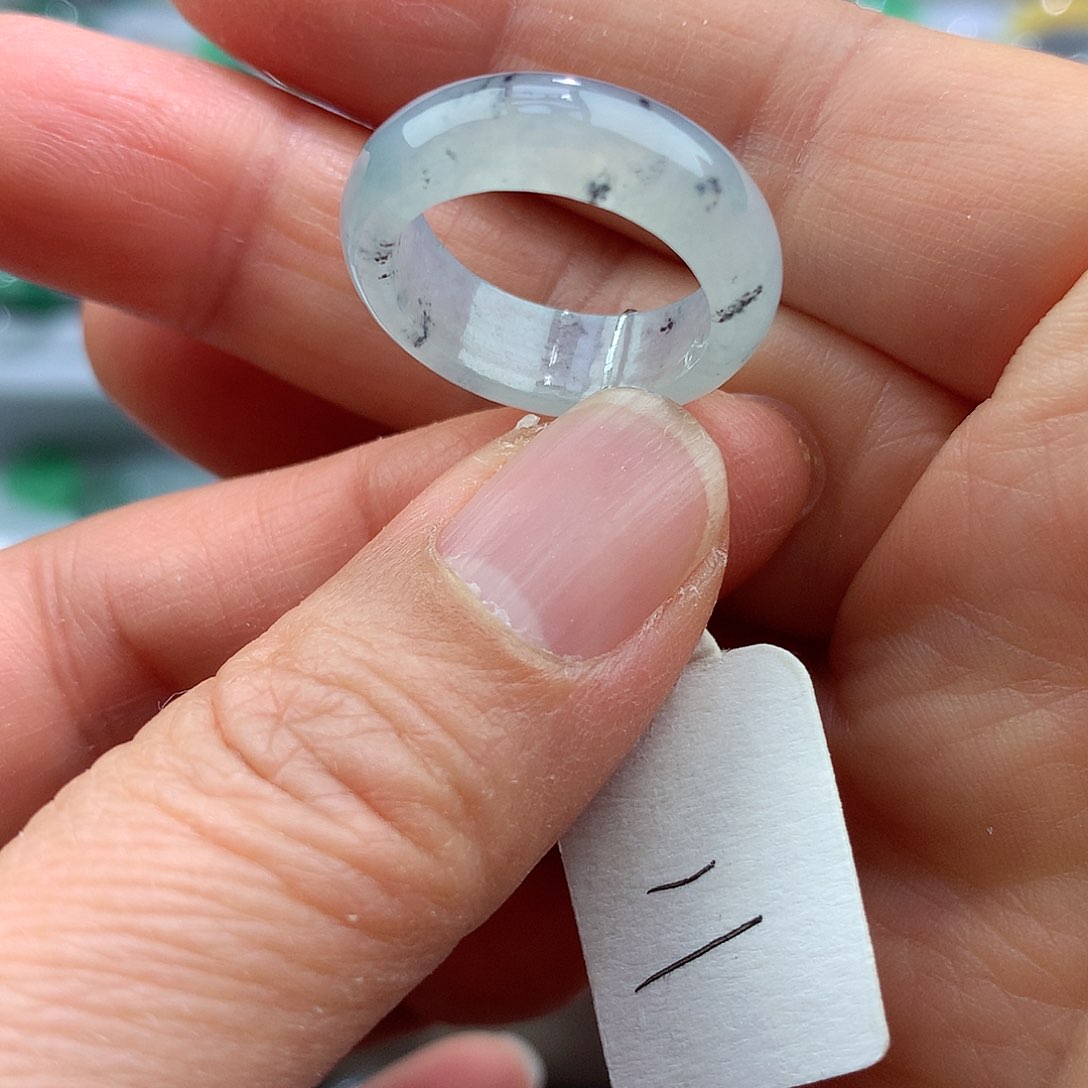 翡翠戒指未镶嵌11号