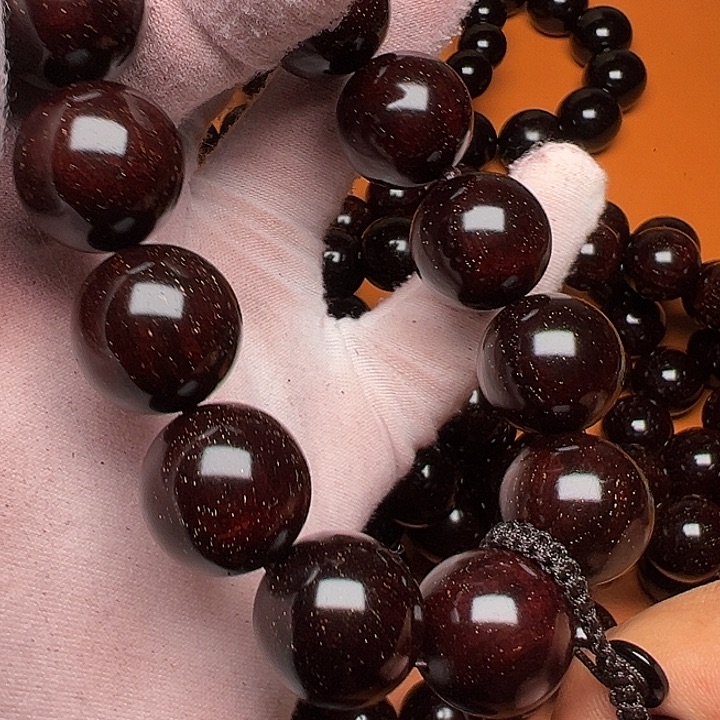 小叶紫檀手串/手链小叶紫檀1.8/13颗满星毕业