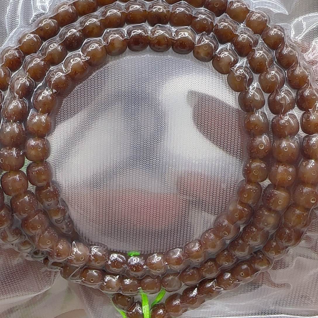 星月菩提手串16殿堂粉冰星月菩提76桶108