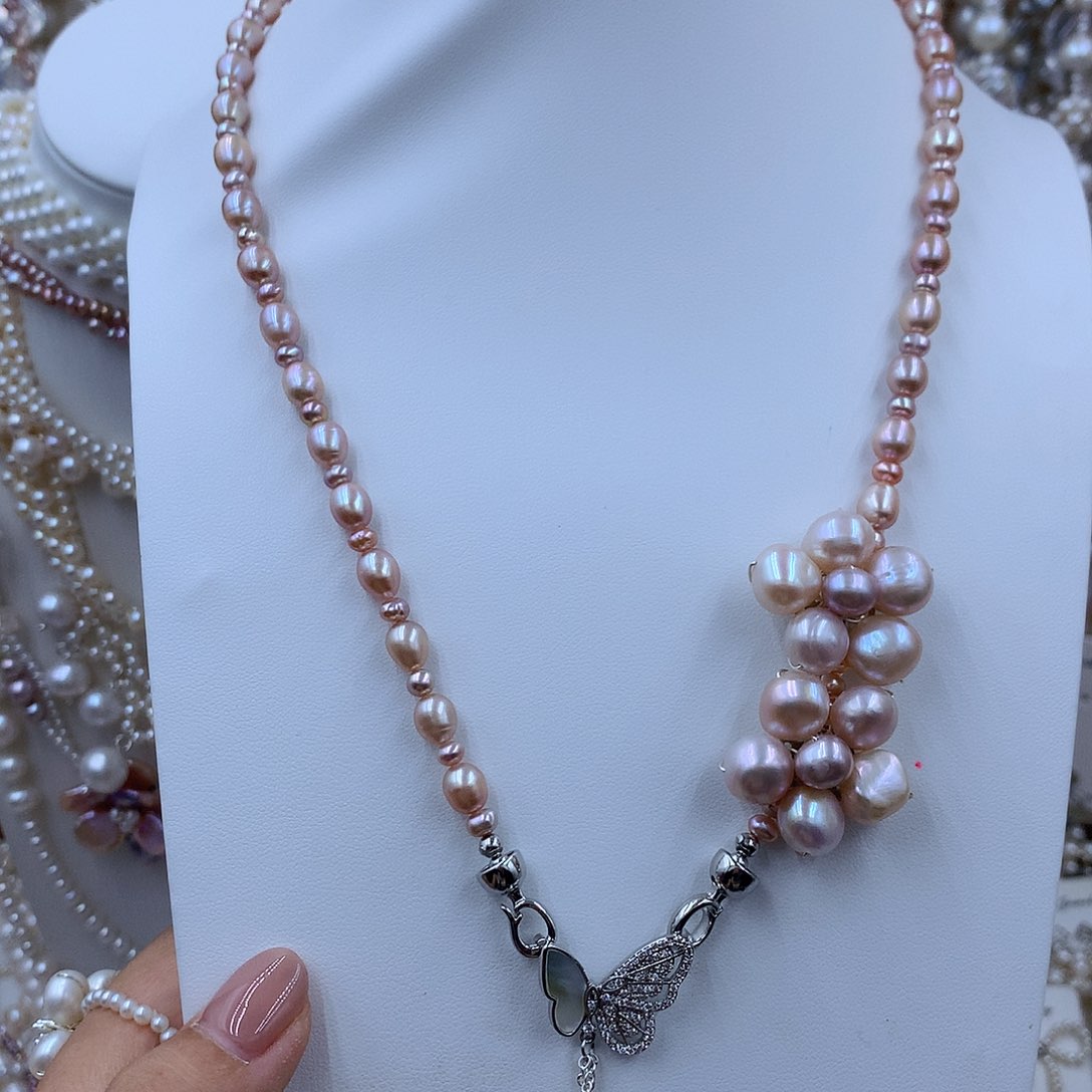 项圈银S925镶嵌淡水珍珠应*侠