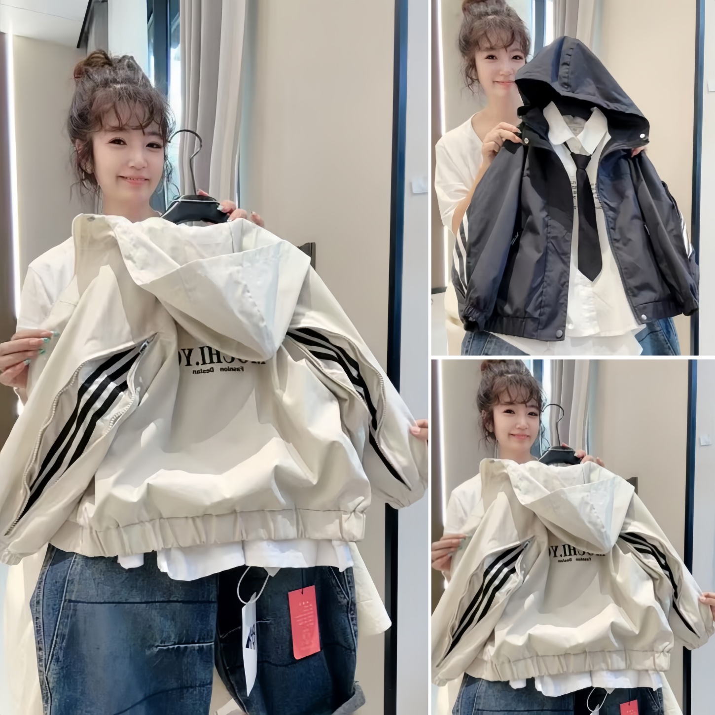 男童外套春秋款儿童连帽上衣2025新款中大童休闲时尚衣服时尚风衣