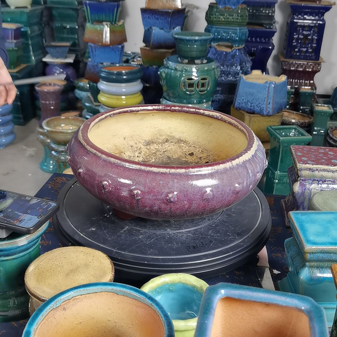 内口28深11石湾花盆默认微瑕