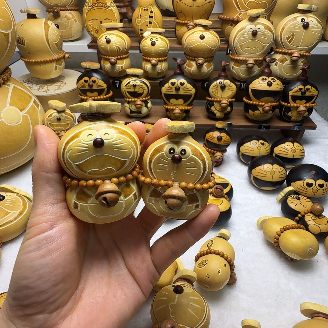 宫***谁藤葫芦摆件葫芦手把件