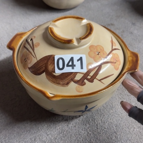 泥塑磁州窑出口土砂锅口径21.5高8