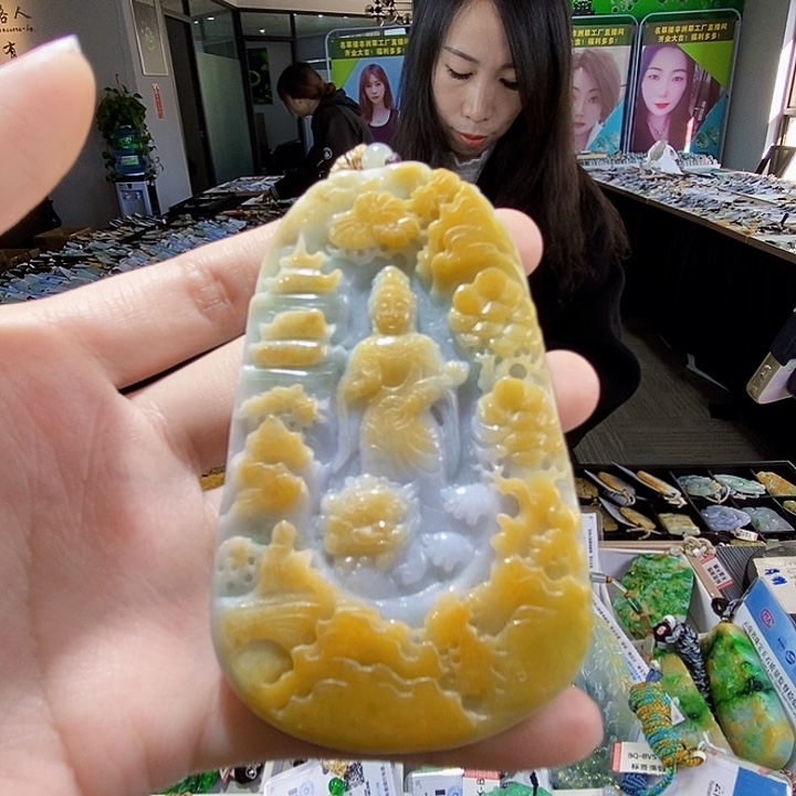 颈饰未镶嵌翡翠翡翠