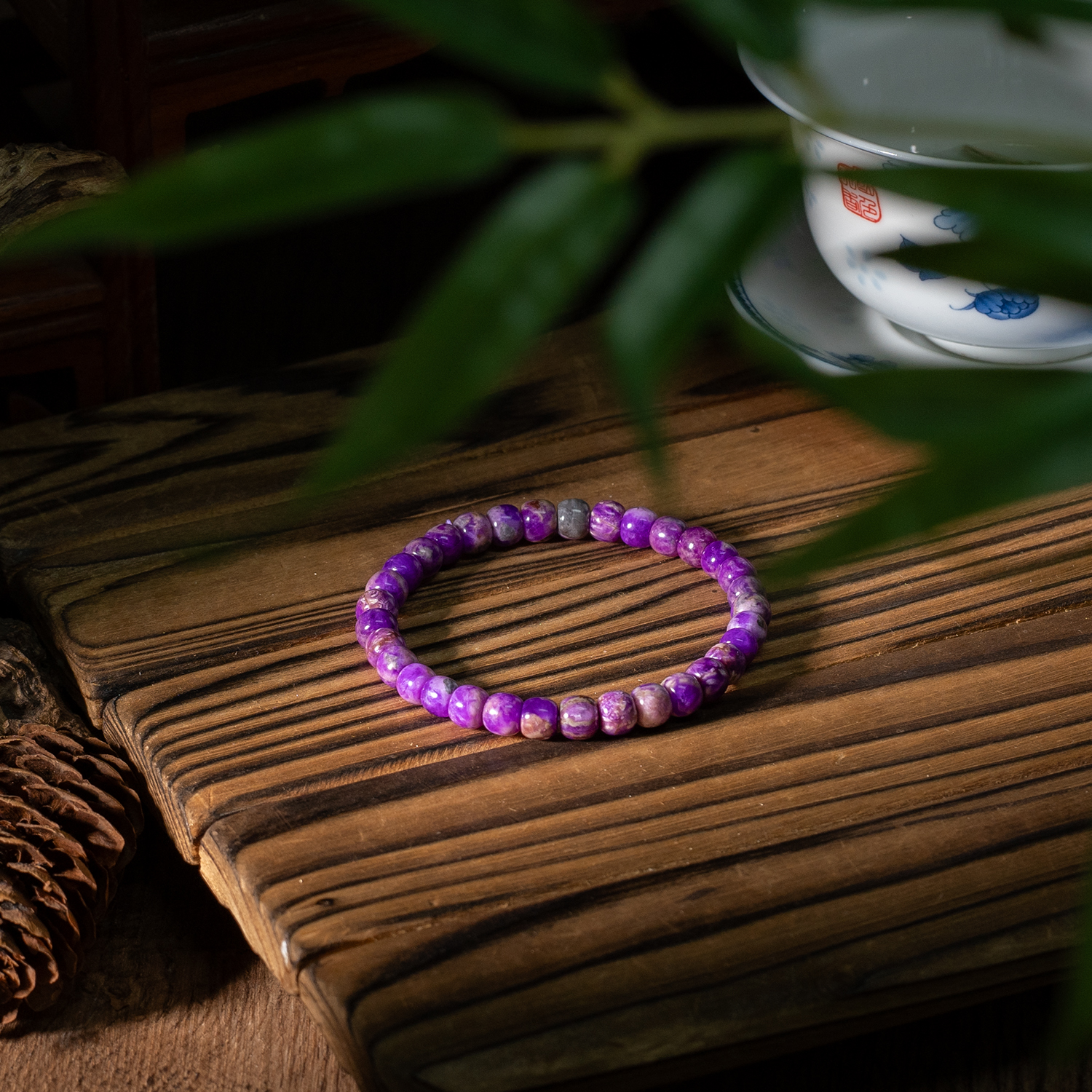 世间臻宝-高阶舒俱来老型珠手串/多样性发/P6006