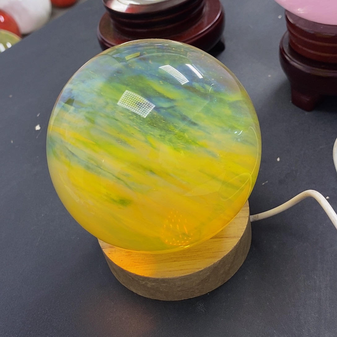 C***J石材92厘米黄水摆件