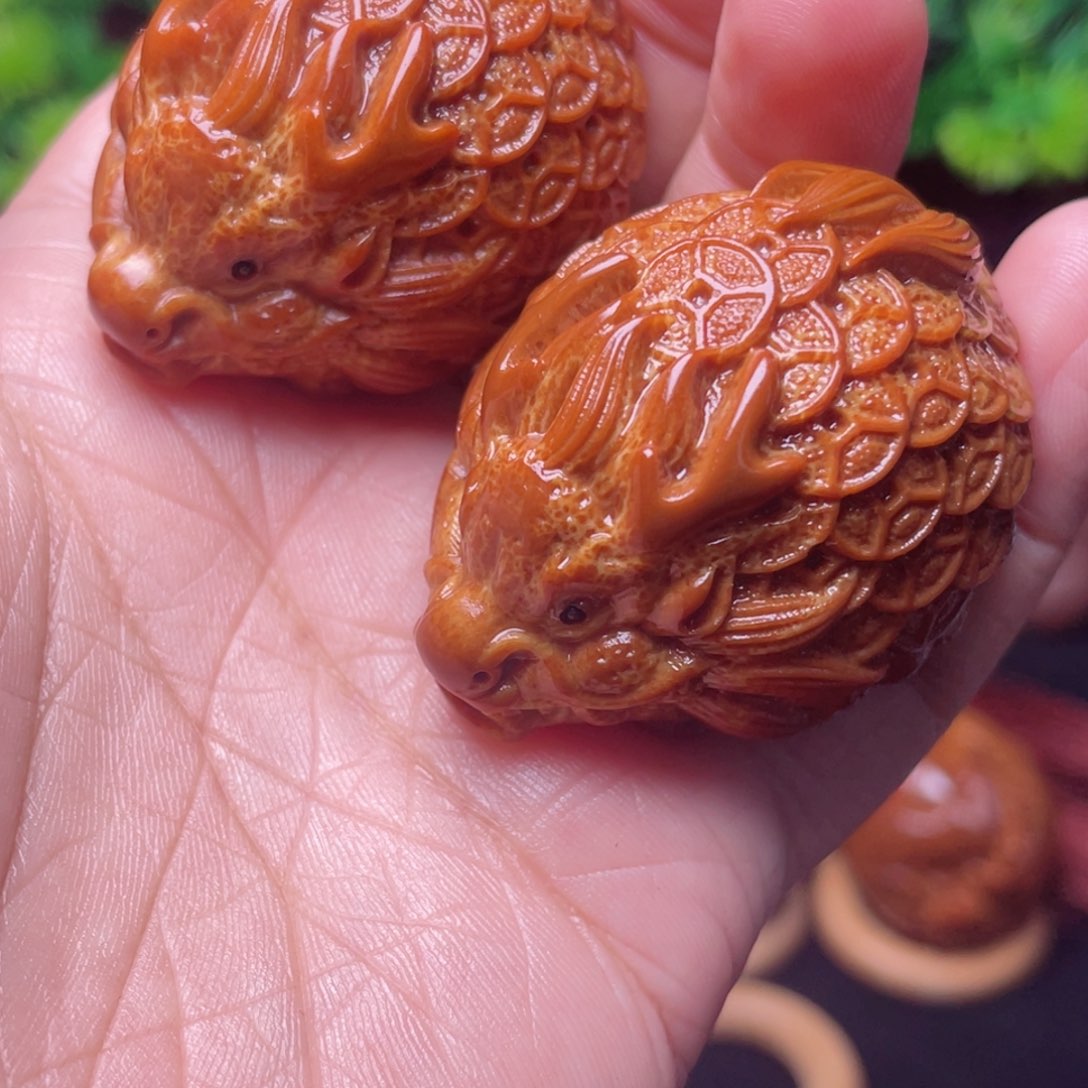 【闪购商品】橄榄核手串/手链37左右金币龙龟手球