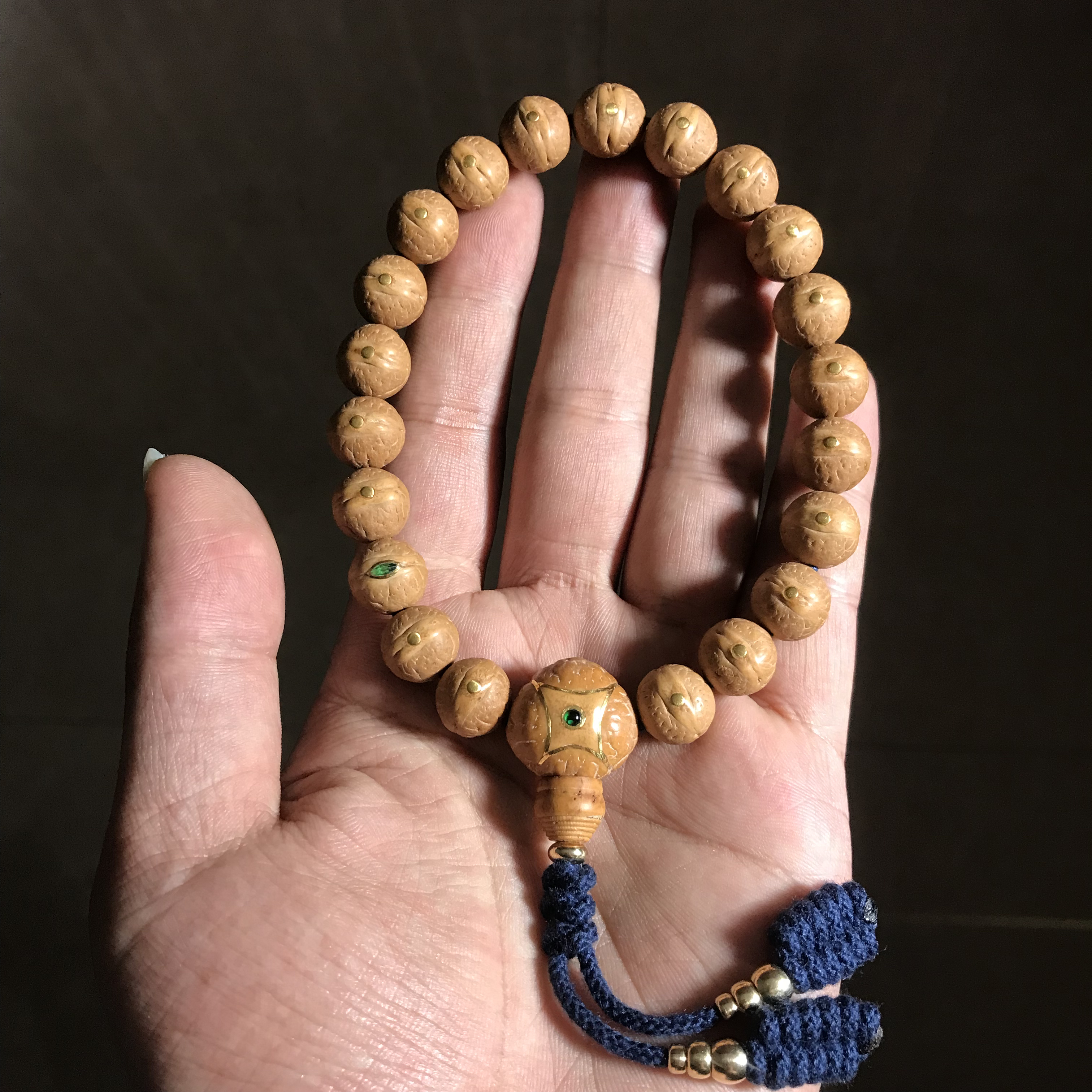 精品实心树王1.15cm小凤眼菩提2.0金钉 大眼 sss级品质