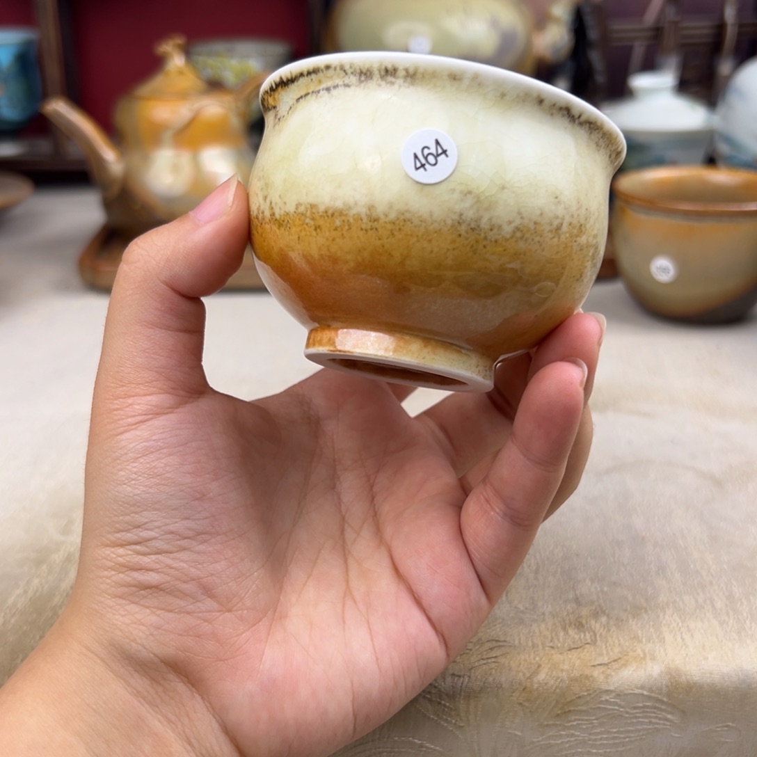 杯纯手工柴烧主人杯