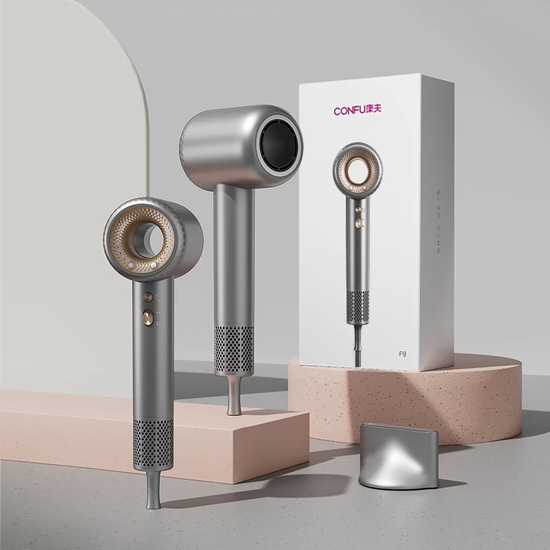 CONFU康夫F9高速电吹风机等离子家用大风力速干