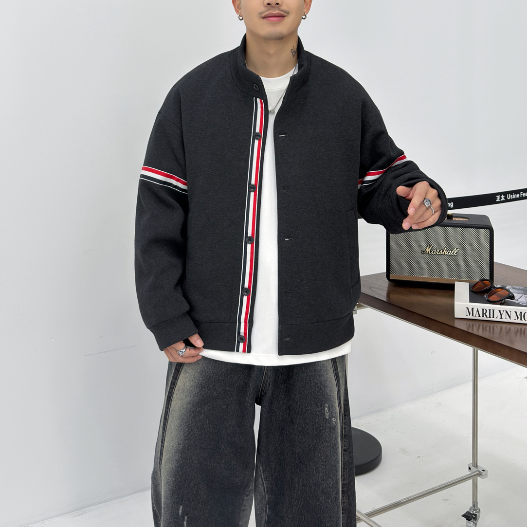 【观潮甄选&品质好货】TB老钱风织带羽绒服！宽松休闲保暖不显臃肿