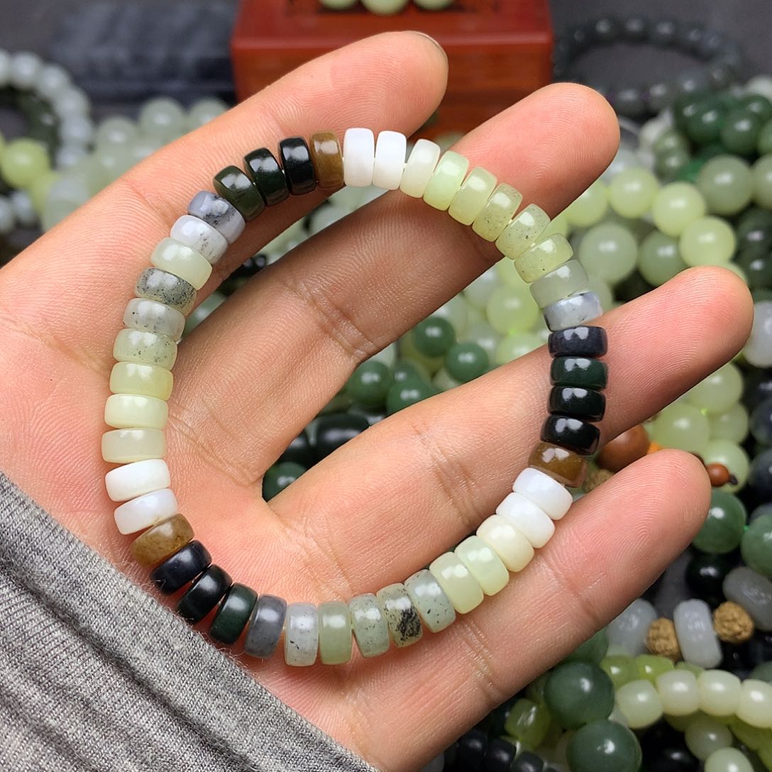 和田玉手链未镶嵌