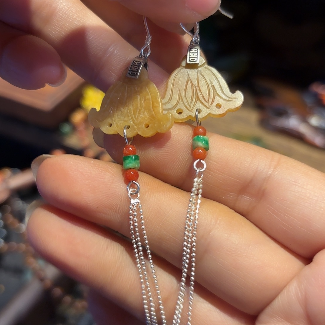 翡翠未镶嵌颈饰原创