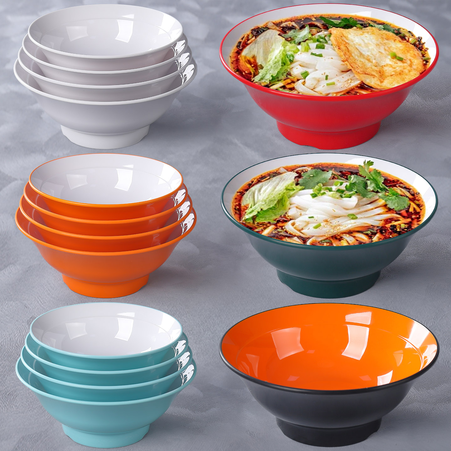 密胺面碗面馆专用牛肉拉面碗商用餐厅麻辣烫米线汤粉碗盖饭碗仿瓷