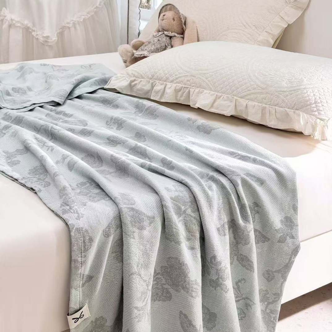 毛病大 处理品！莱赛尔天丝棉毯150*200微瑕～E136（会起球 会缩水）