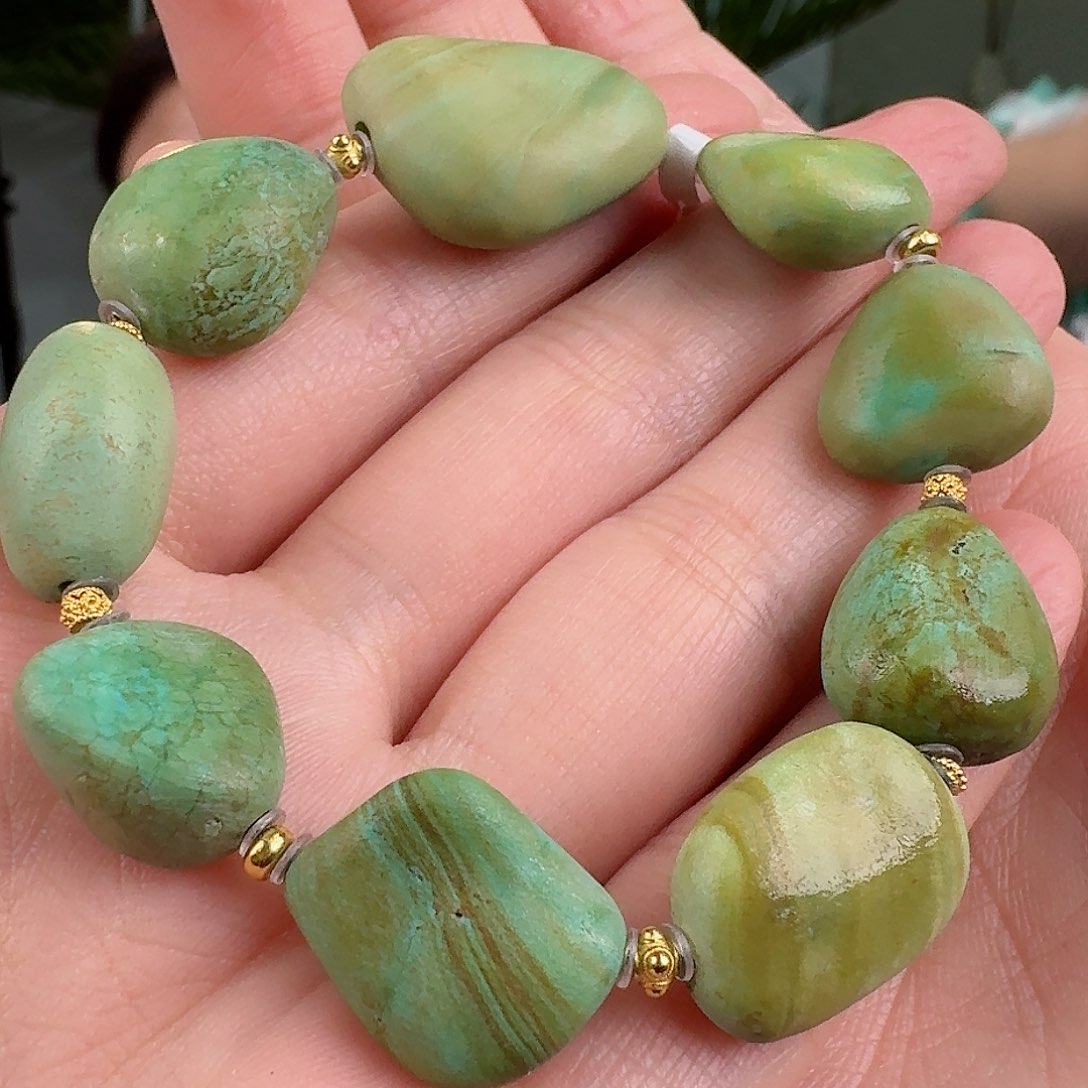 绿松石珠宝奇石未镶嵌