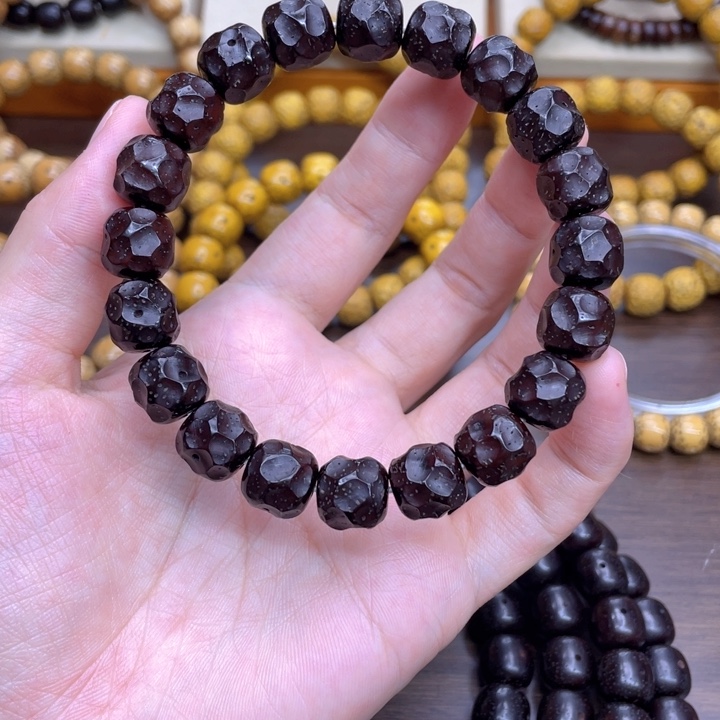 吊坠星月菩提高货黑金老陈籽尺寸12无相