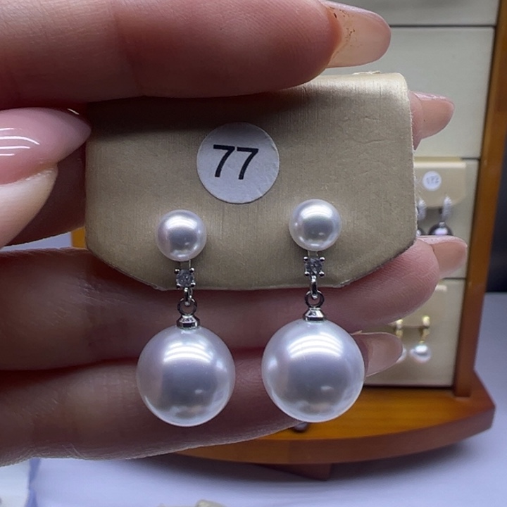 未镶嵌淡水珍珠耳饰