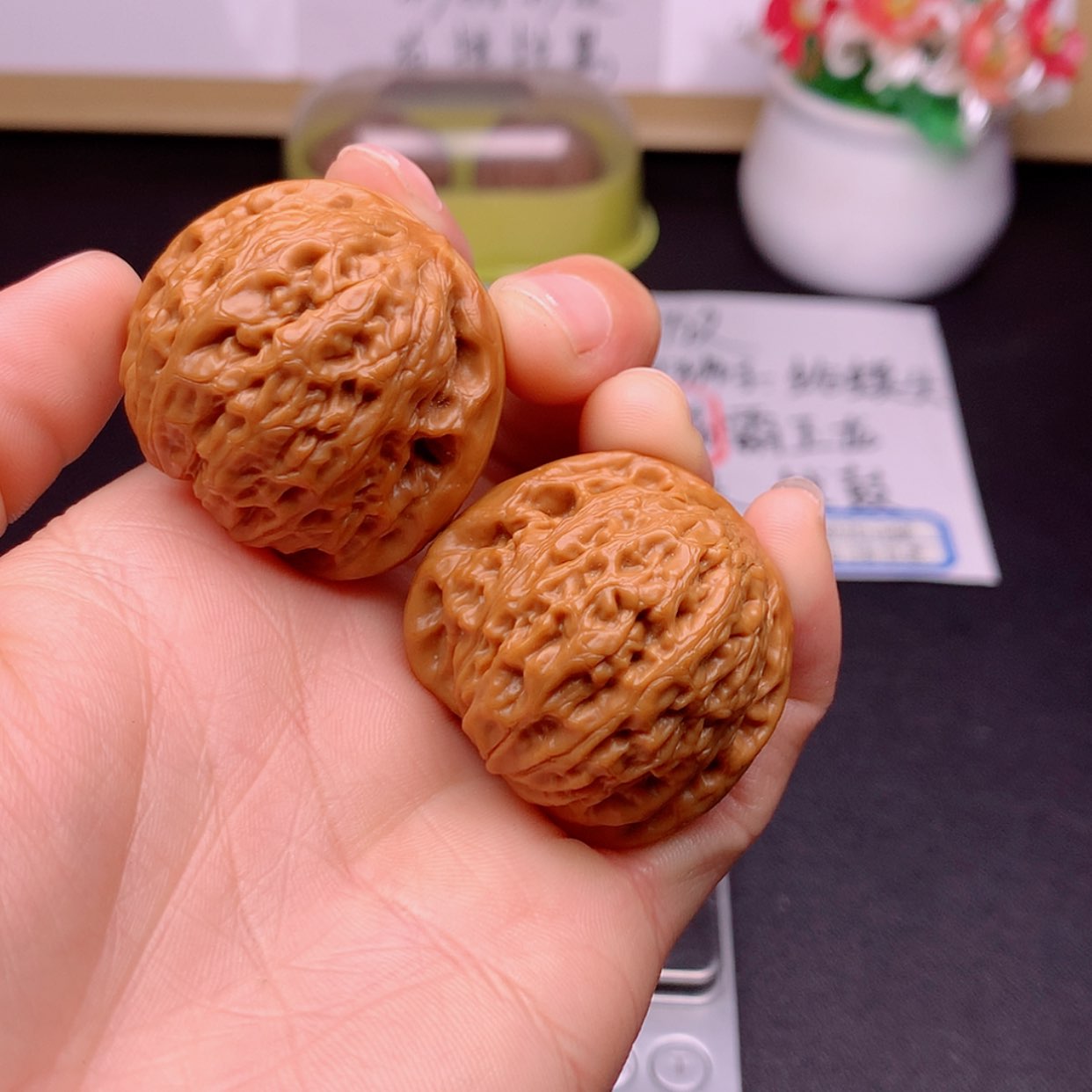 【闪购商品】文玩核桃把件观**侠铁锤38微修