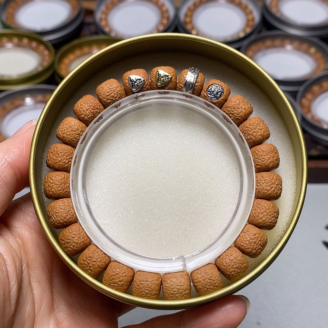 猴头核桃手串353号10左右四标高配龙鳌全品