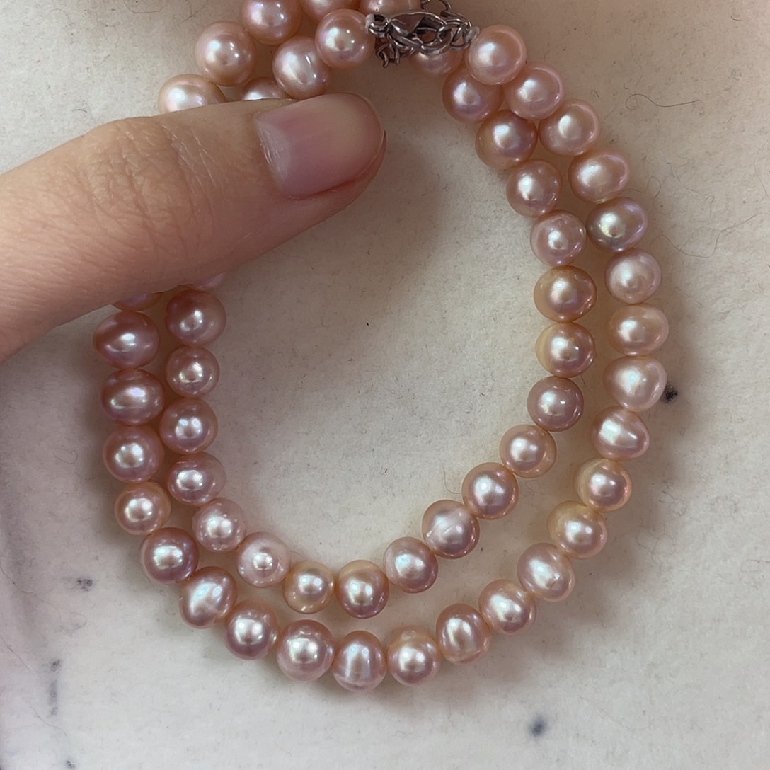 淡水珍珠耳饰未镶嵌棉*糖