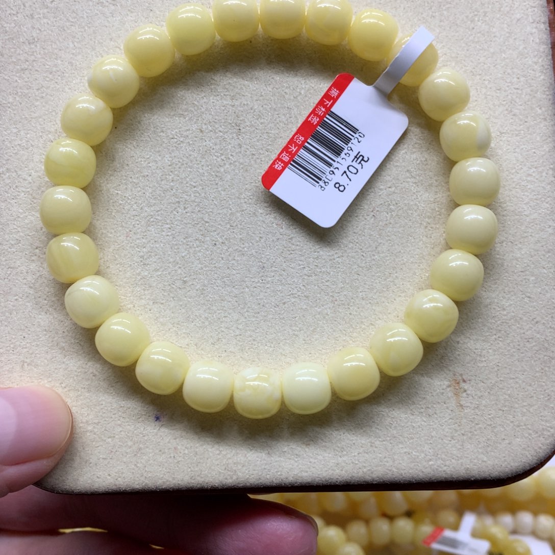 蜜蜡未镶嵌手链蜜蜡