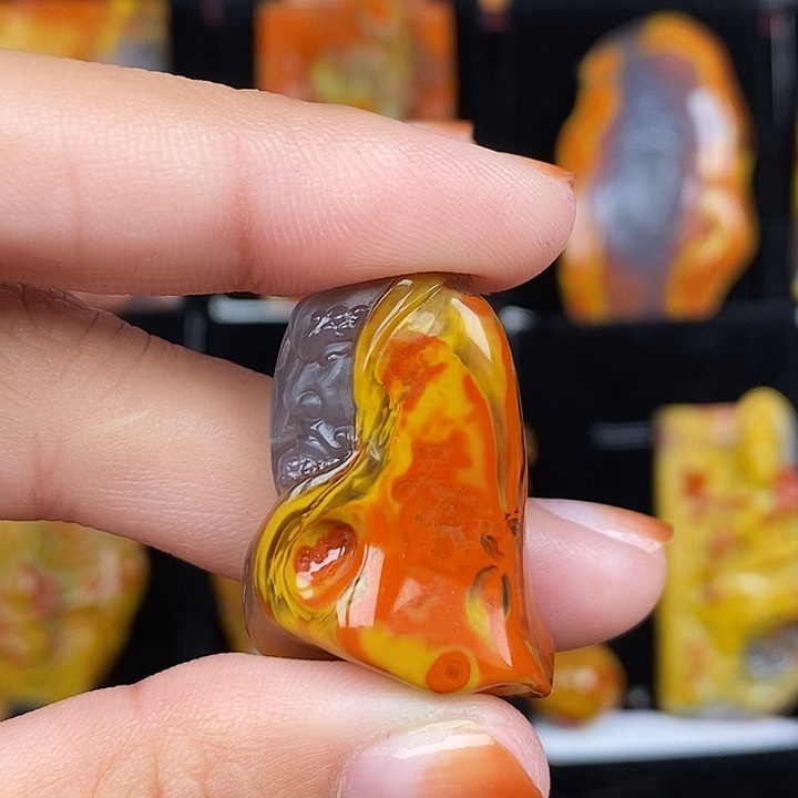 玛瑙/玉髓未镶嵌天然玛瑙战国红