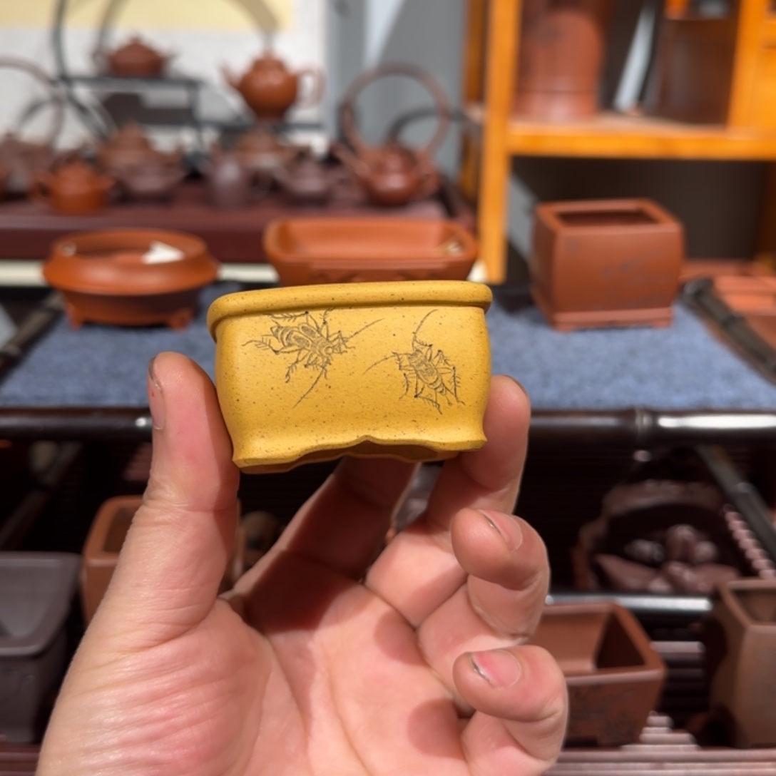 紫砂花盆原矿紫砂