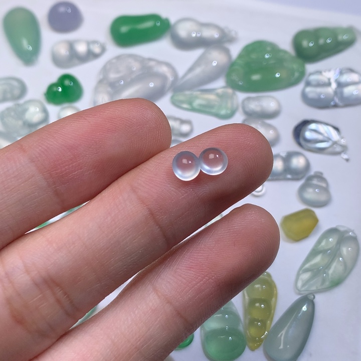 翡翠未镶嵌吊坠(不含链)蛋