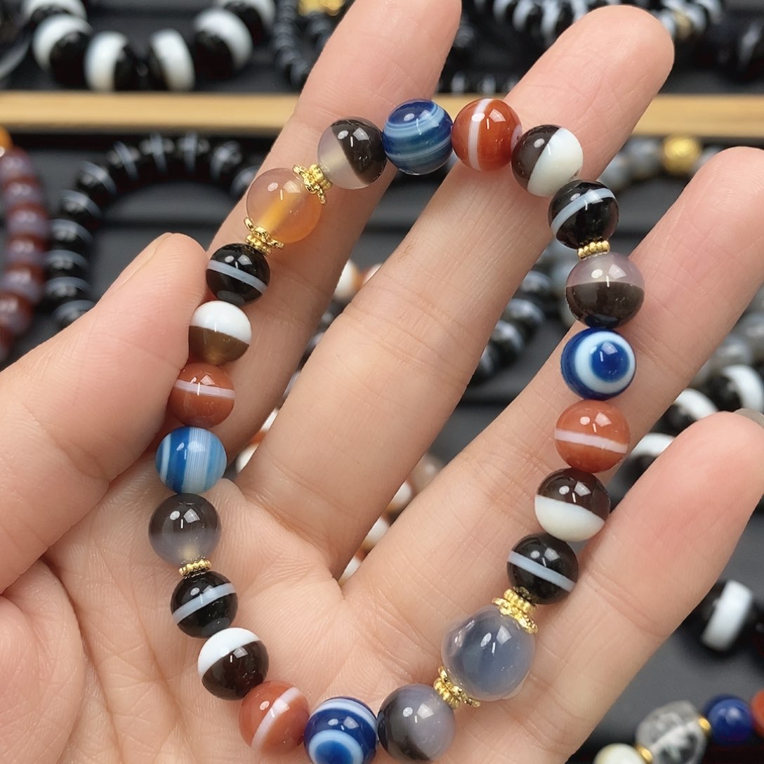 玛瑙/玉髓玛瑙手串未镶嵌