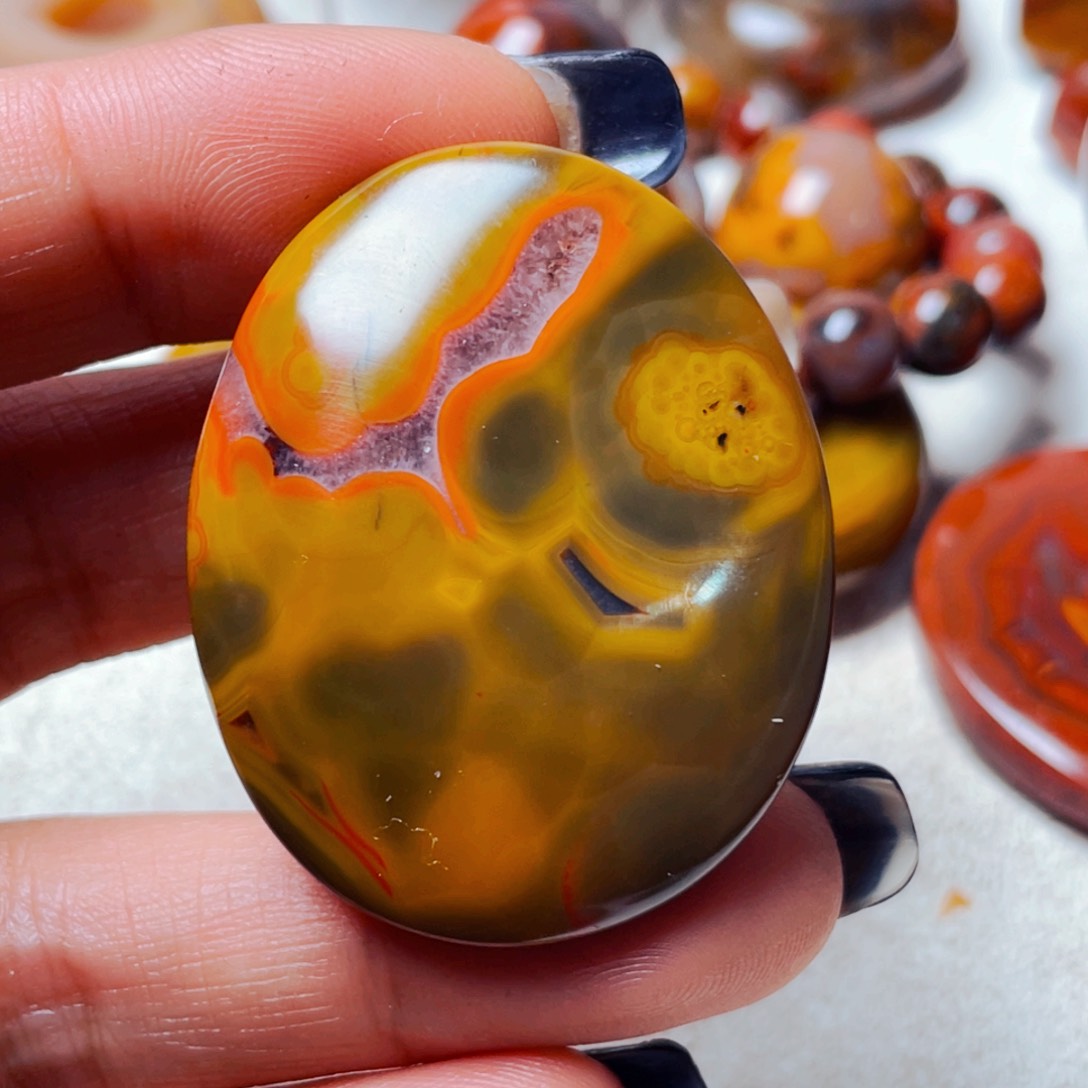 未镶嵌颈饰玛瑙/玉髓挣****猬